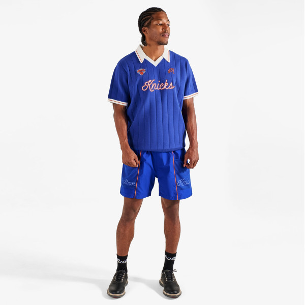 Поло Malbon Golf x New York Knicks Blue Uptown Knit