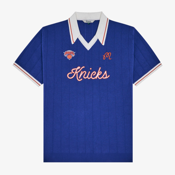Поло Malbon Golf x New York Knicks Blue Uptown Knit