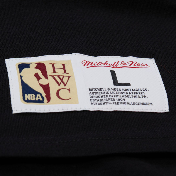 Philadelphia 76ers Mitchell & Ness Black SP26 NBA NBA TRAINING CAMP LS TEE