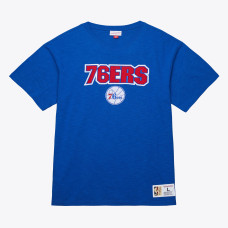 Футболка Philadelphia 76ers Mitchell & Ness Royal Legendary Slub
