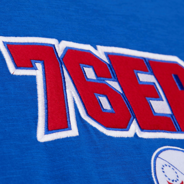 Футболка Philadelphia 76ers Mitchell & Ness Royal Legendary Slub