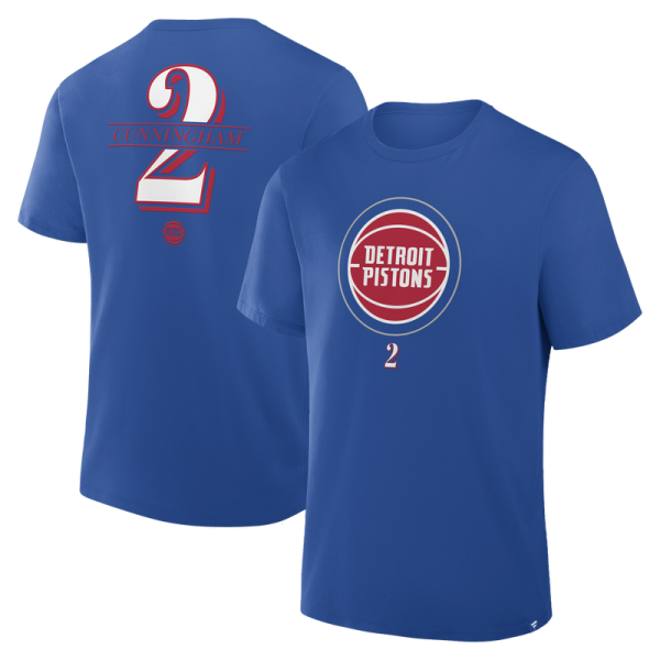 Detroit Pistons Cade Cunningham Blue In The Paint Legacy T-Shirt