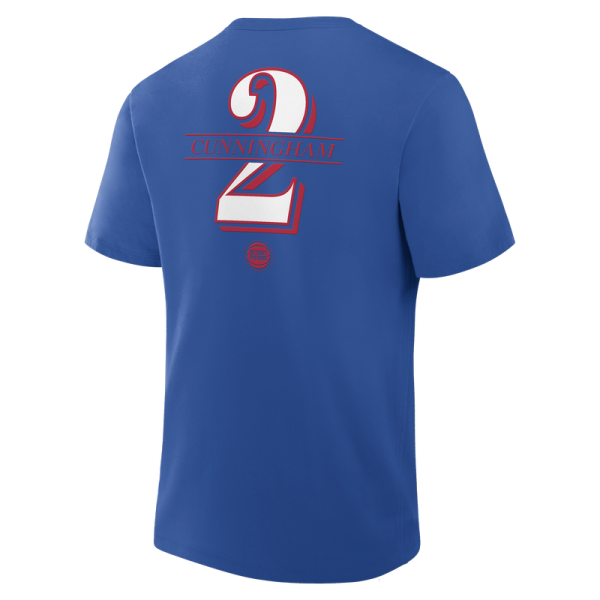 Detroit Pistons Cade Cunningham Blue In The Paint Legacy T-Shirt