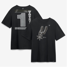 Футболка San Antonio Spurs Victor Wembanyama Black 2026 NBA Finals Legacy