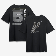 Футболка San Antonio Spurs Stephon Castle Black 2026 NBA Finals Legacy