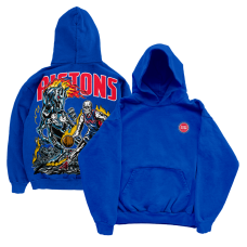 Detroit Pistons Warren Lotas Blue Horsepower Hoodie