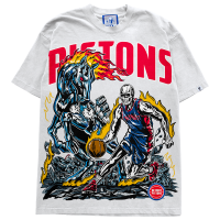 Detroit Pistons Warren Lotas White Horsepower T-Shirt