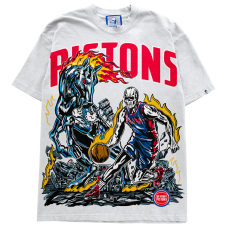 Detroit Pistons Warren Lotas White Horsepower T-Shirt