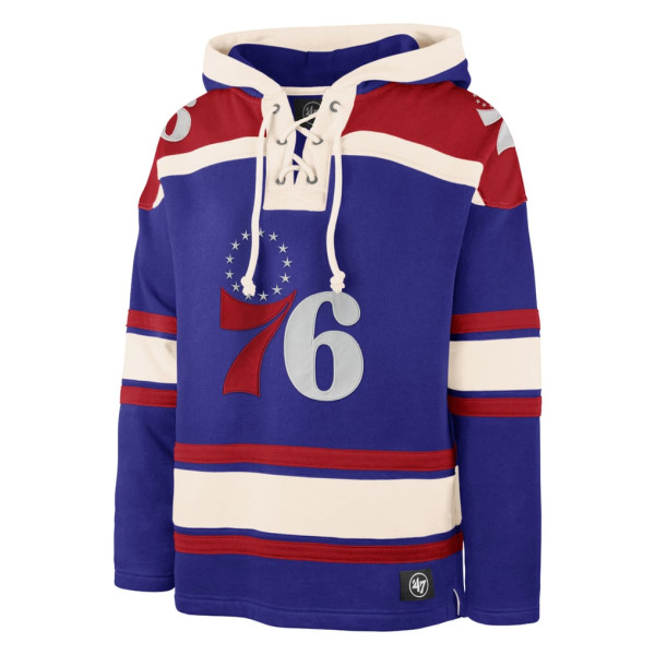 Толстовка Philadelphia 76ers 47 Royal Superior Lacer