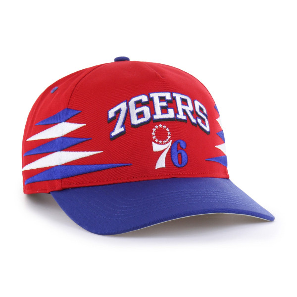 Бейсболка Philadelphia 76ers 47 Red Diamond Cut Hitch