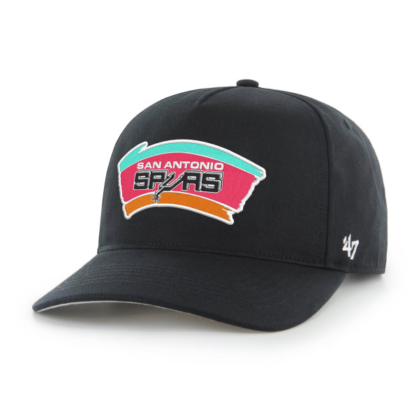 Бейсболка San Antonio Spurs 47 Black Hardwood Classics Hitch
