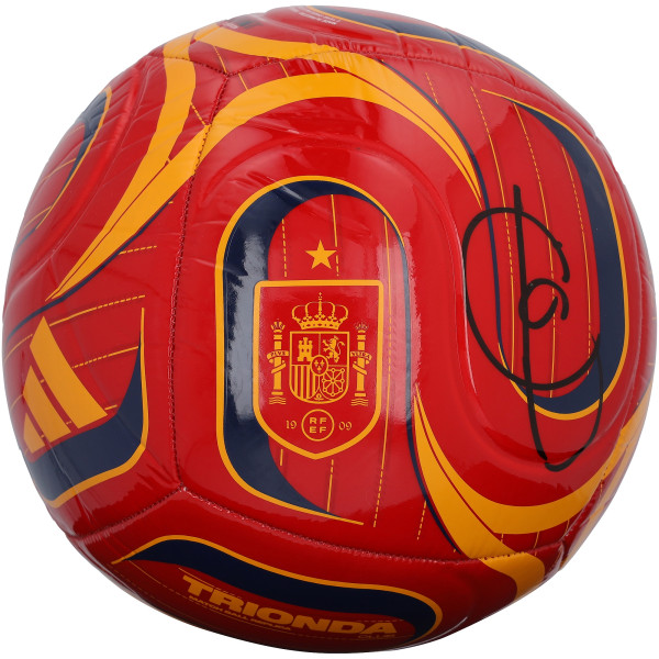 Мяч с автографом Xavi Spain National Team Fanatics Authentic Red