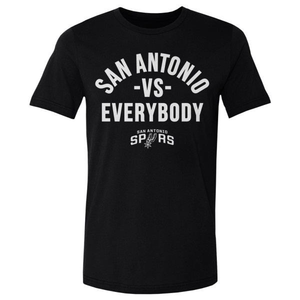 Футболка 500 Level Black San Antonio Spurs vs. Everybody