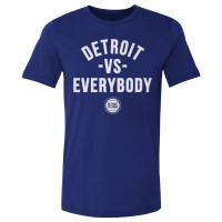 500 Level Blue Detroit Pistons vs. Everybody T-Shirt
