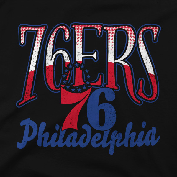 Футболка Unisex Philadelphia 76ers Stadium Essentials Black Sky High