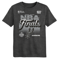 Футболка Preschool San Antonio Spurs Outerstuff Charcoal 2026 NBA Western Conference Champions Authentic Locker Room