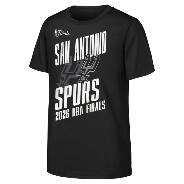 Подростковая San Antonio Spurs Outerstuff Black 2026 NBA Finals Roster T-Shirt