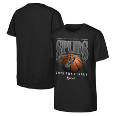 Подростковая San Antonio Spurs Outerstuff Black 2026 NBA Finals Bold T-Shirt