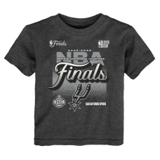 Детская San Antonio Spurs Outerstuff Charcoal 2026 NBA Western Conference Champions Authentic Locker Room T-Shirt