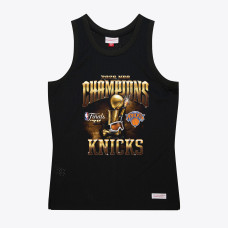 New York Knicks Mitchell & Ness Black 2026 NBA Finals Champions Mesh Tank Top