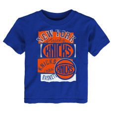 Детская New York Knicks Outerstuff Blue In The Paint T-Shirt