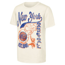Подростковая New York Knicks Outerstuff Natural Ticket Stub T-Shirt