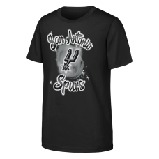 Подростковая San Antonio Spurs Outerstuff Black Air Brush T-Shirt
