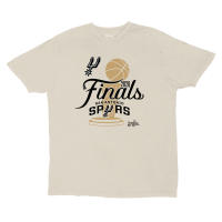 Футболка Unisex San Antonio Spurs Stadium Essentials White 2026 NBA Finals Cruise Vintage