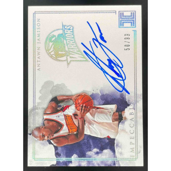 2018-19 Panini Impeccable Impeccable Warriors #WA-AJM Antawn Jamison Auto /99