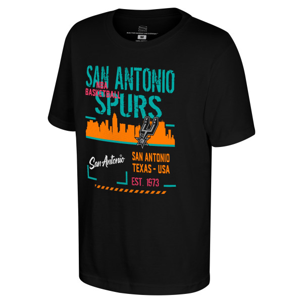 Подростковая San Antonio Spurs Stadium Essentials Black Hideout T-Shirt