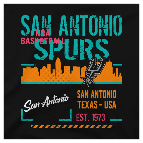 Подростковая San Antonio Spurs Stadium Essentials Black Hideout T-Shirt