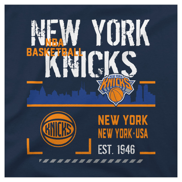 Подростковая New York Knicks Stadium Essentials Navy Hideout T-Shirt