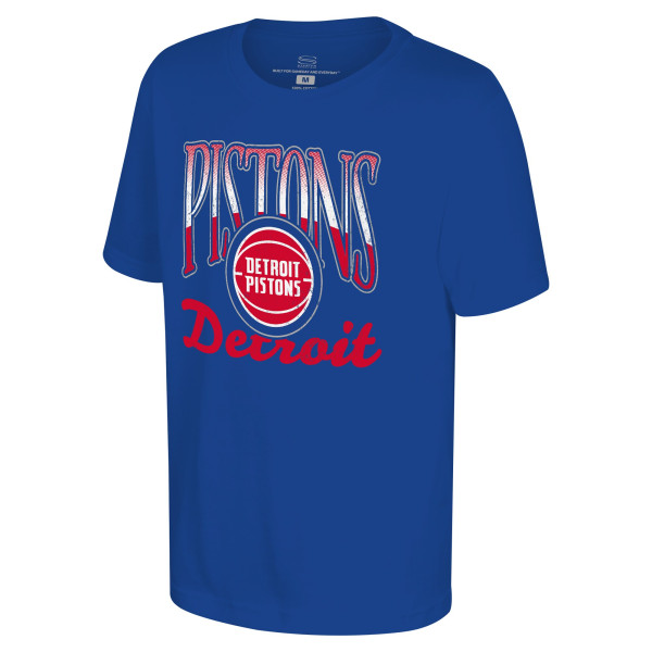 Подростковая Detroit Pistons Stadium Essentials Royal Sky High T-Shirt