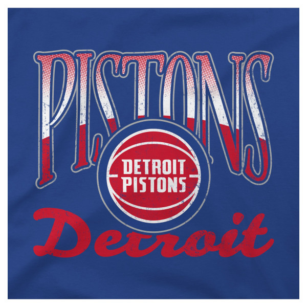 Подростковая Detroit Pistons Stadium Essentials Royal Sky High T-Shirt