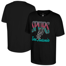 Подростковая San Antonio Spurs Stadium Essentials Black Sky High T-Shirt