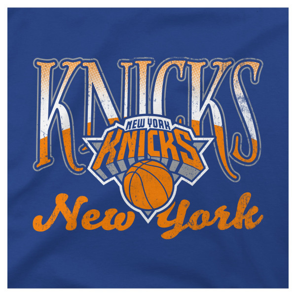 Подростковая New York Knicks Stadium Essentials Royal Sky High T-Shirt