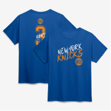 Футболка New York Knicks Josh Hart Blue Hustle Name & Number