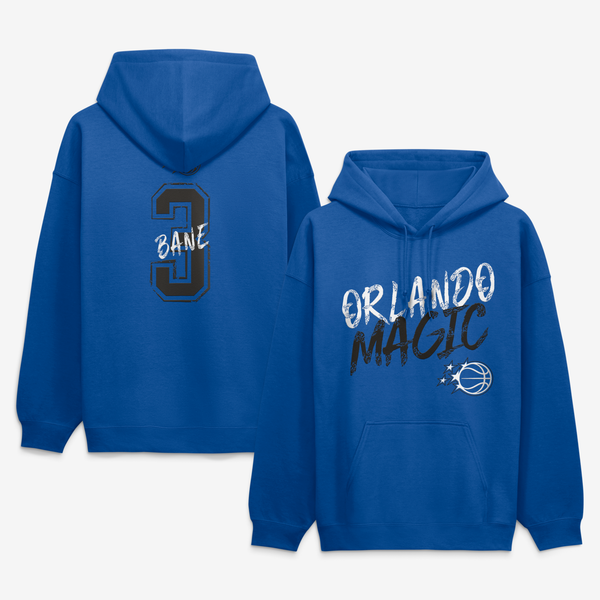 Толстовка Orlando Magic Desmond Bane Blue Hustle Name & Number