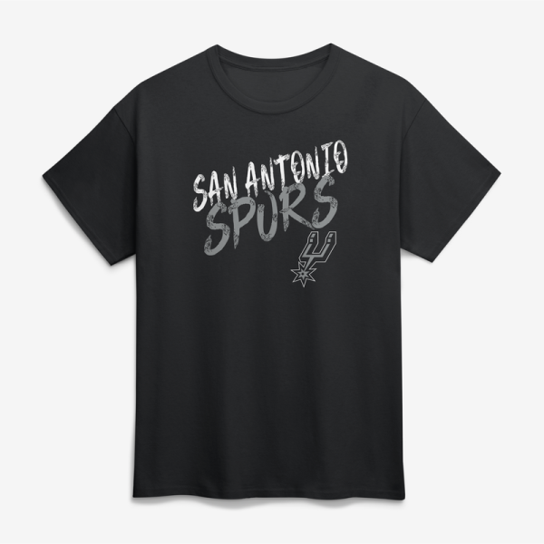 Футболка San Antonio Spurs Dylan Harper Black Hustle Name & Number