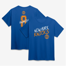 Футболка New York Knicks OG Anunoby Blue Hustle Name & Number