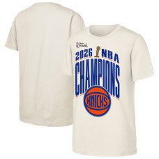 Подростковая New York Knicks Outerstuff Natural 2026 NBA Finals Champions Bold Teamwork T-Shirt