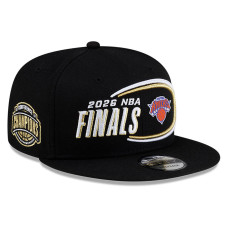 Бейсболка New York Knicks New Era Black 2026 NBA Eastern Conference Champions Locker Room 9FIFTY