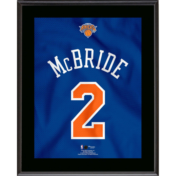 Miles McBride New York Knicks Fanatics Authentic 10.5 x 13 Jersey Number Sublimated Plaque