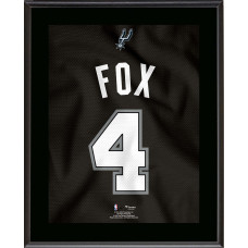 De'Aaron Fox San Antonio Spurs Fanatics Authentic 10.5 x 13 Jersey Number Sublimated Plaque