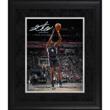 Фото De'Aaron Fox San Antonio Spurs Facsimile Signature Fanatics Authentic Framed 11 x 14 Spotlight