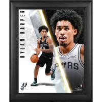 Dylan Harper San Antonio Spurs Fanatics Authentic Framed 13 x 16 Radiance Collage