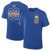 Именная футболка New York Knicks Blue 2026 NBA Finals Name & Number