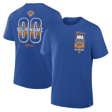 Именная футболка New York Knicks Blue 2026 NBA Finals Name & Number