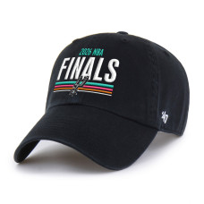 Бейсболка San Antonio Spurs 47 Black 2026 NBA Finals Clean Up