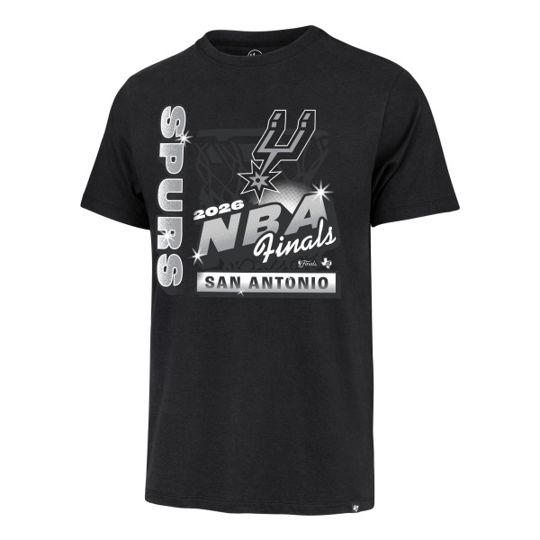 Футболка San Antonio Spurs 47 Black 2026 NBA Finals ID Franklin